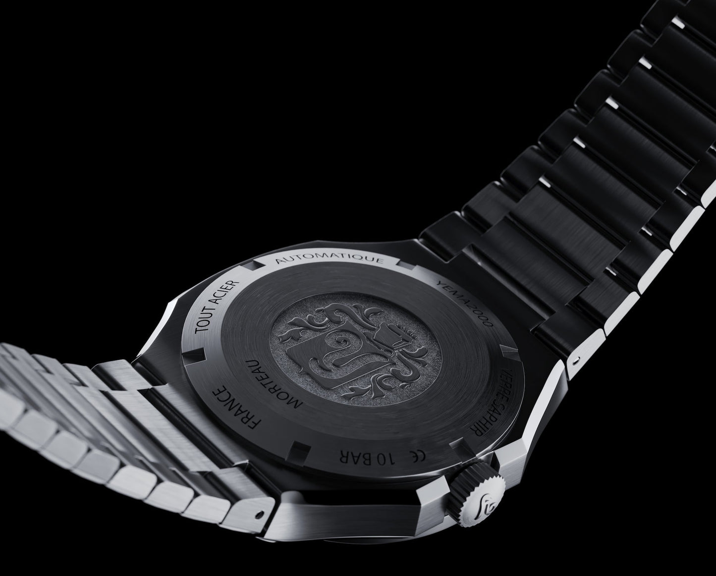 YEMA Urban Traveller Honeycomb Dial Black | YWTR23-AMS