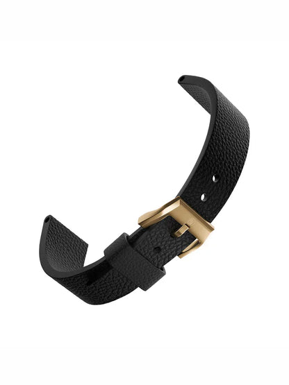 YEMA Vintage Grained Leather Strap IP Bronze Buckle 19mm | SYA90-19-IPBZ