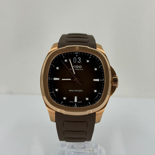 Mido Multifort TV Big Date Brown Rubber (M049.526.37.291.00)