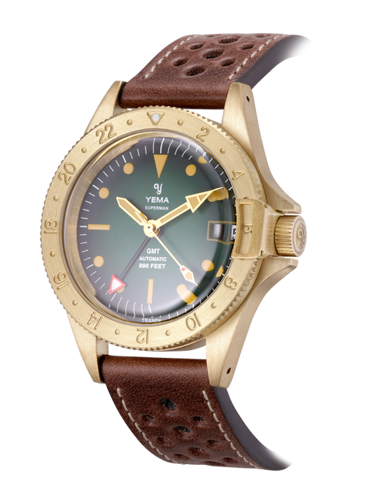YEMA Superman Heritage GMT Bronze | YGMTZ21A39-ZU31S