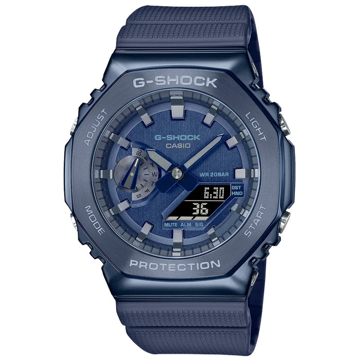 G-SHOCK Metal Covered 'Casioak' Blue | GM2100N-2A