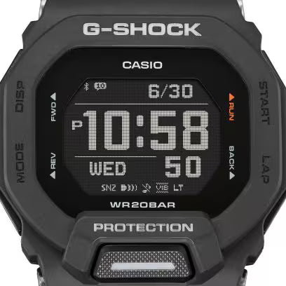 CASIO G-Shock GBD-200 Series Digital Dial Black | GBD200-1