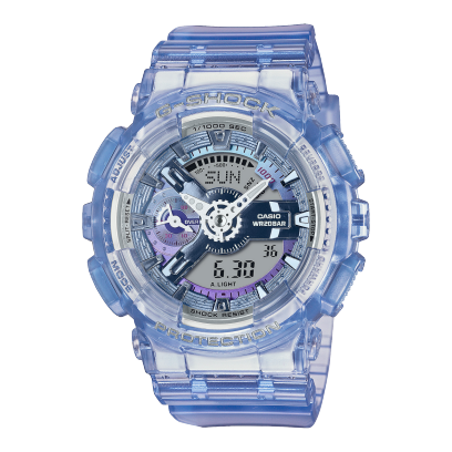CASIO G-Shock Analog-Digital Translucent Purple | GMA-S110VW-6A