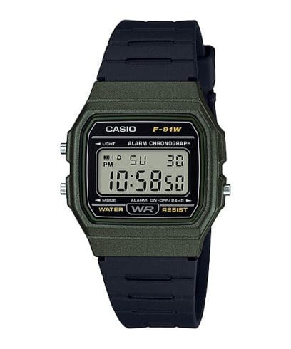 CASIO G-Shock Digital Green | ⁠F-91WM-3A