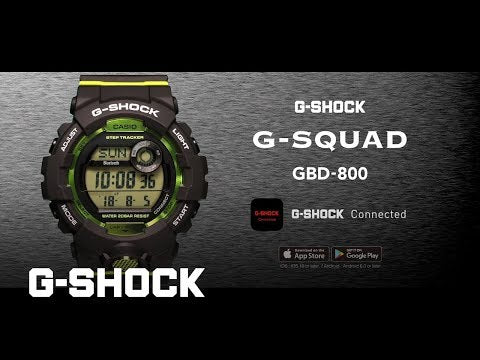 Gbd 800 G Shock Acceleration Sensor CASIO G-Shock Step Tracker