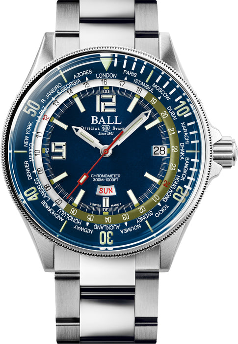 BALL Engineer Master II Diver Worldtime | DG2232A-SC-BE
