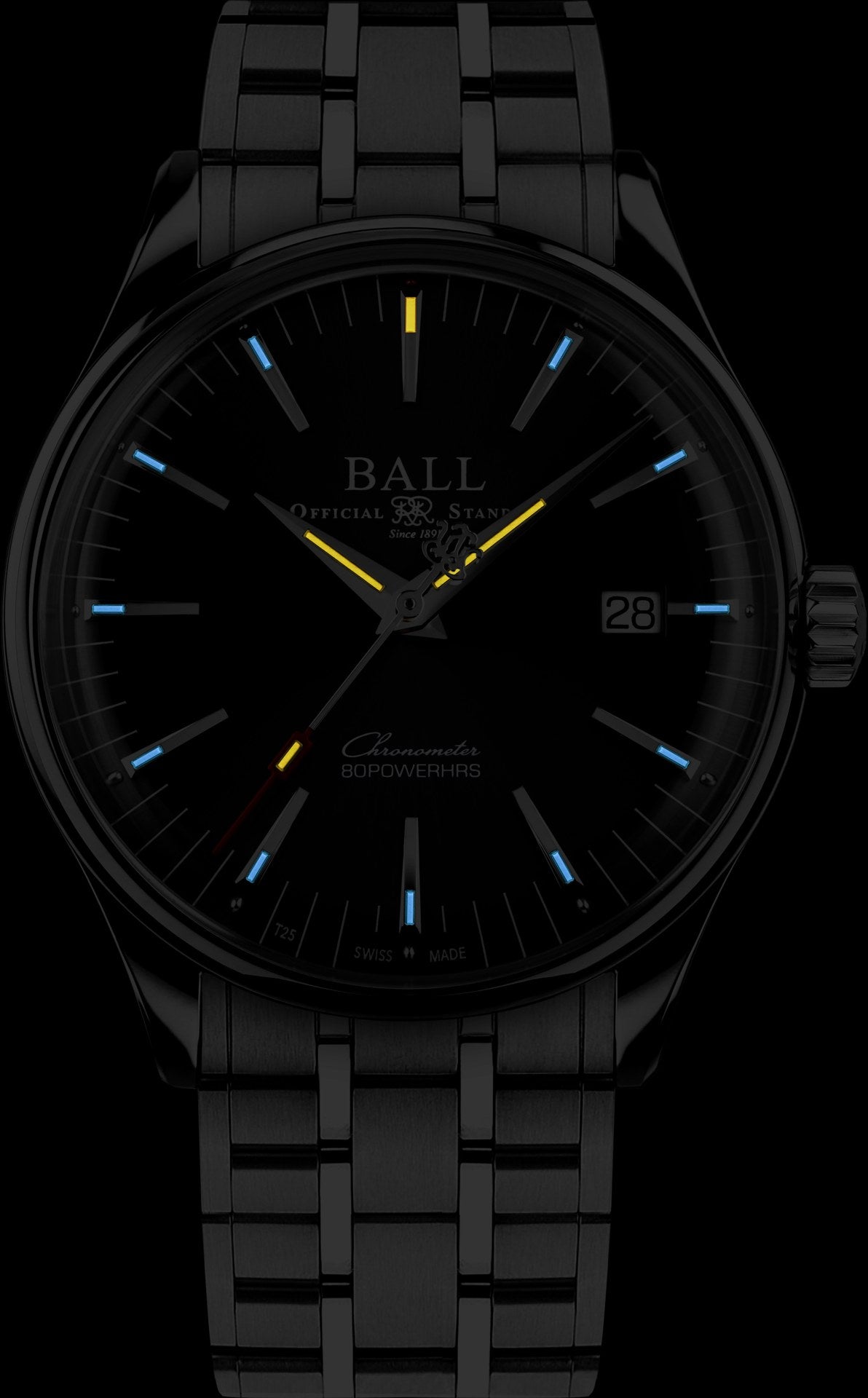 BALL Trainsmaster Manufacture 80 Hours | NM3280D-S1CJ-BK