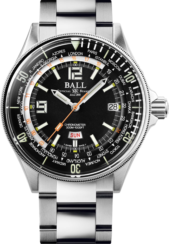 BALL Engineer Master II Diver Worldtime | DG2232A-SC-BK