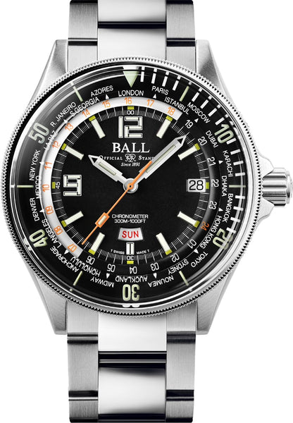 BALL Engineer Master II Diver Worldtime | DG2232A-SC-BK