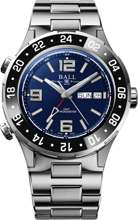 BALL Roadmaster Marine GMT (40mm) | DG3030B-S7CJ-BE