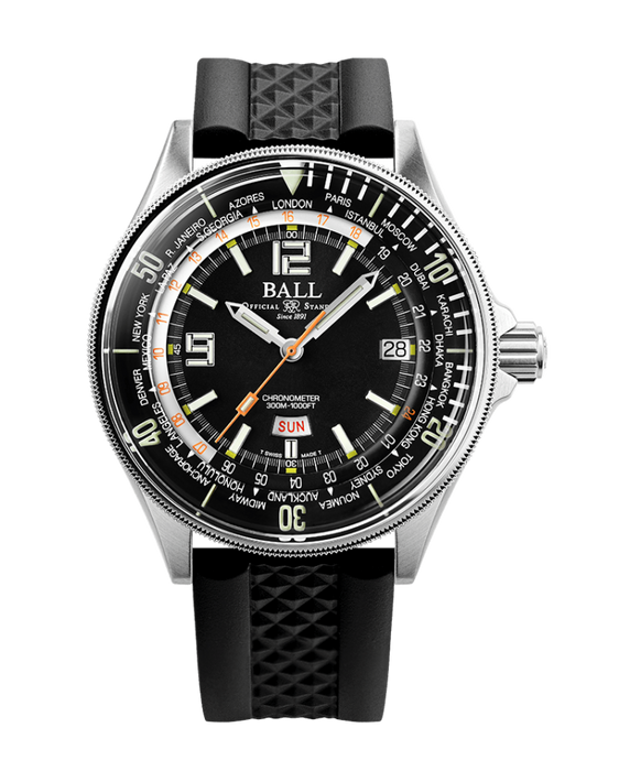 BALL Engineer Master II Diver Worldtime | DG2232A-PC-BK