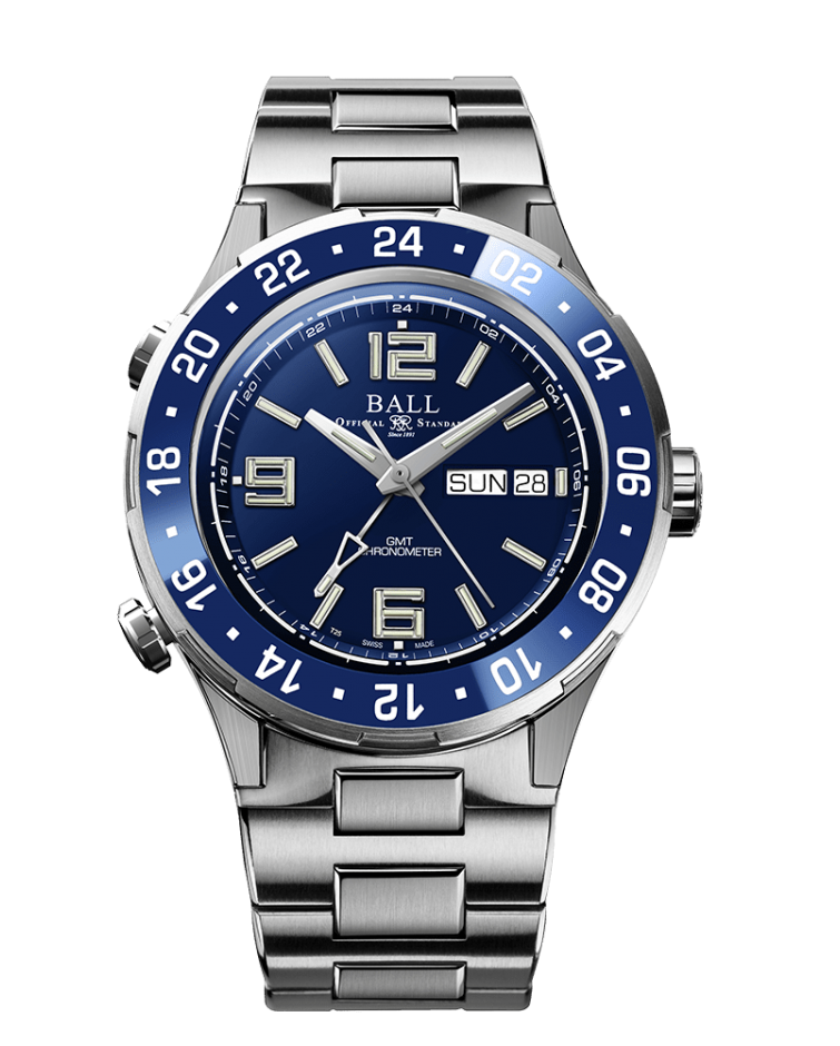 BALL Roadmaster Marine GMT (40mm) | DG3030B-S6CJ-BE