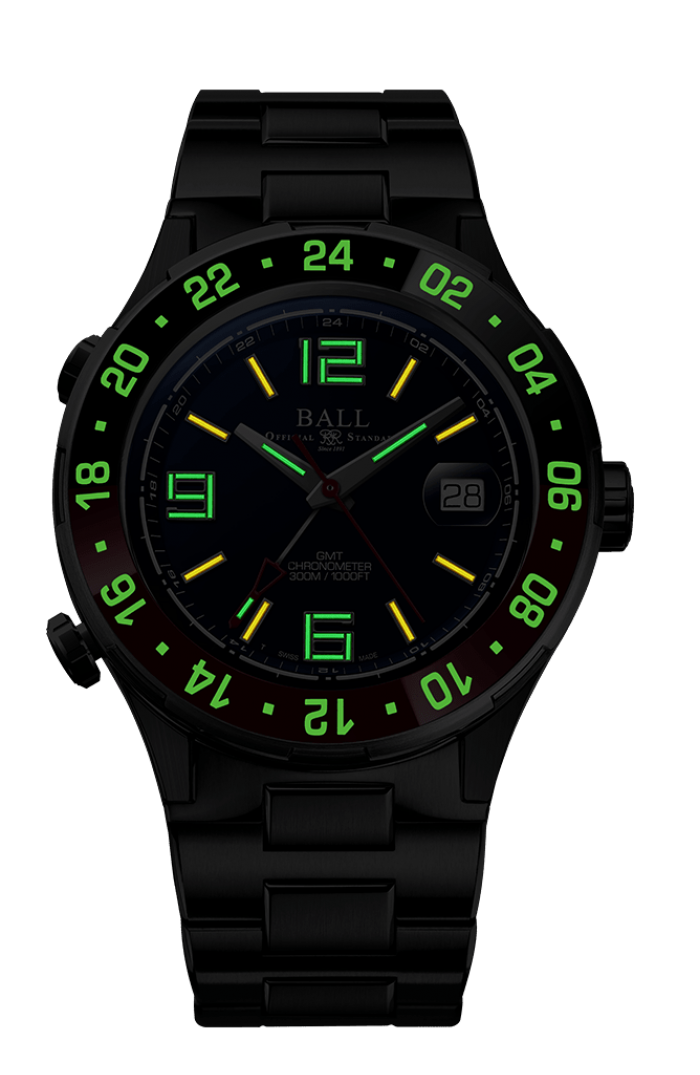 BALL Roadmaster Pilot GMT 40mm | DG3038A-S1C-BE