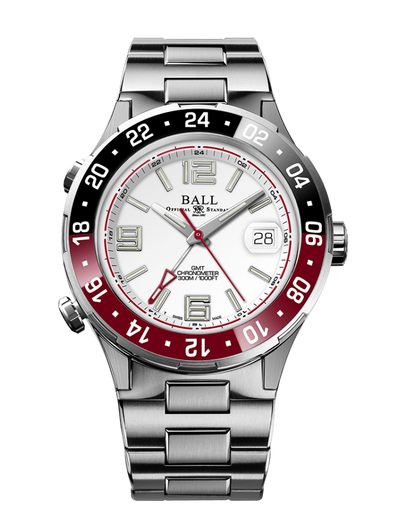 BALL Roadmaster Pilot GMT | DG3038A-S1C-WH