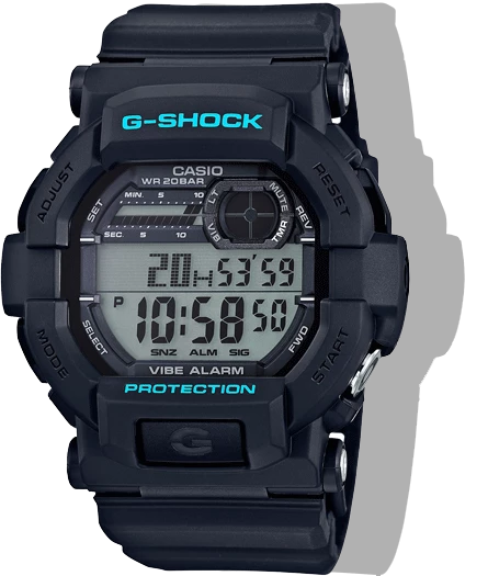 CASIO G-Shock Sports Digital Black | GD350-1C