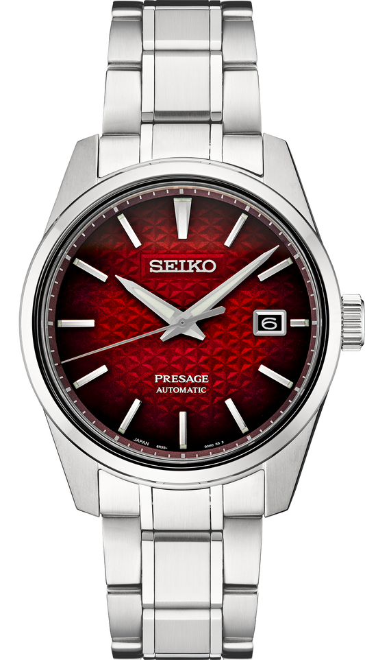 SEIKO Presage Sharp Edged Series Red Dial | SPB227