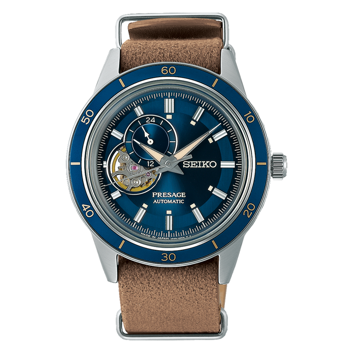 SEIKO Presage Style60s Heritage Open Heart Dial | SSA453