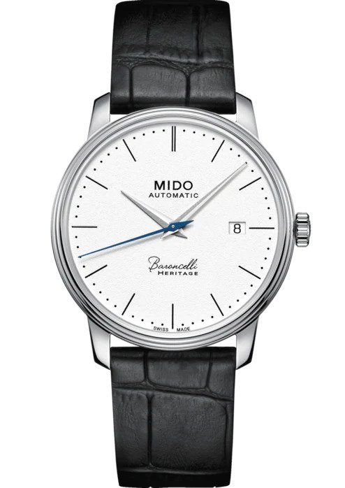 MIDO Baroncelli Heritage Gent White | M027.407.16.010.00