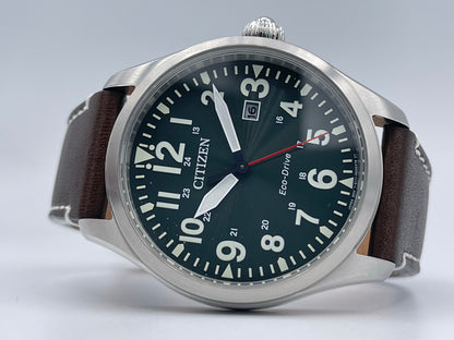 Citizen Eco-Drive E111-S073421 Military Aviator Pilot