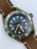 Aquatico Bronze Sea Star Black Dial