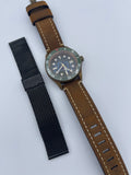 Aquatico Bronze Sea Star Black Dial