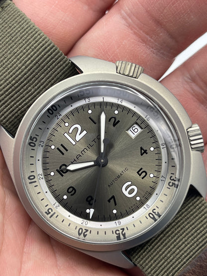 Hamilton Khaki Aviation Pilot Pioneer Aluminium