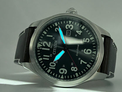 Citizen Eco-Drive E111-S073421 Military Aviator Pilot