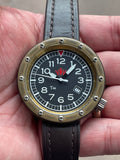 Berkbinder and brown T46 V2 (variant 2) Bronze Tool Watch