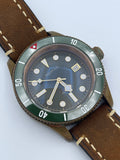 Aquatico Bronze Sea Star Black Dial