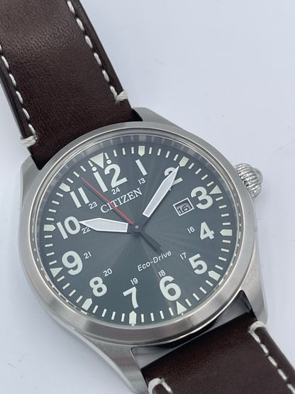 Citizen Eco-Drive E111-S073421 Military Aviator Pilot