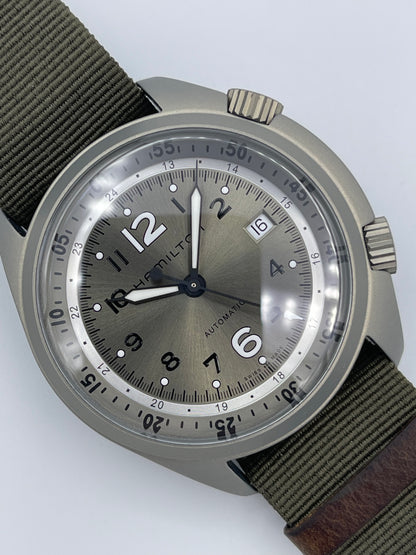 Hamilton Khaki Aviation Pilot Pioneer Aluminium